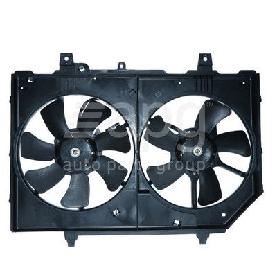 Nissan X-trail T30 Radiator Fan Assembly 9/01-9/03 2.5L QR25 4CYL PET 4 PIN PLUG