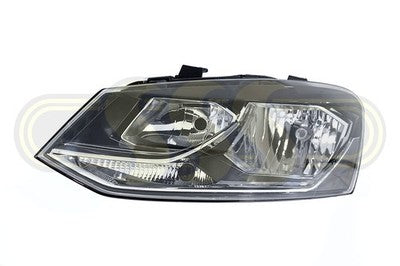 Volkswagen Polo Head Lamp Left Hand Comfortline TYC Twin Square (02/14-11/17)