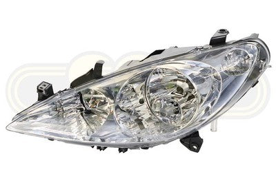 Peugeot 307Cc Series Head Lamp Left Hand With Fog Light Type With (2001-2005)