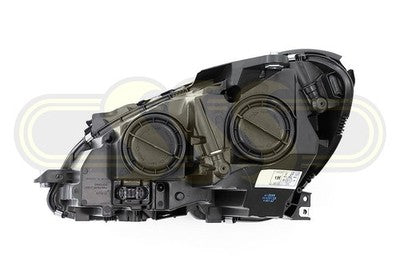 Mercedes C Class Head Lamp Right Hand Chrome No Xenon (09/10-2014)