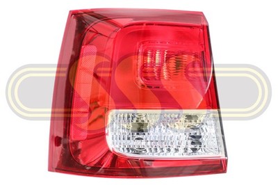 Kia Sorento Tail Lamp Left Hand No LED Clear At The Bottom No LED (07/09-09/12)