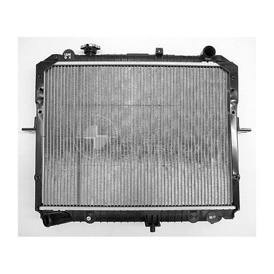 Kia K2700 / 2900 Radiator Plastic Aluminium 400 x 528 x 32 mm 35 / 35 mm