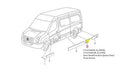 Genuine Volkswagen Crafter Van Door Moulding Left Hand Rear Medium (05/11-12/16)