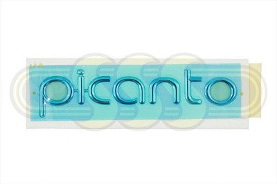 Genuine Kia Picanto Badge/Logo Rear "Picanto"On T.Gate (06/20-09/23)