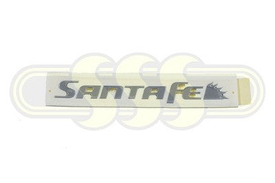 Genuine Hyundai Santa Fe Wagon Badge/Logo *Santa Fe* On Tail Gate (09/09-09/12)