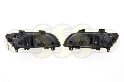 Holden Commodore Head Lamp Set Left Hand + Right Hand Chrome (07/06-09/10)