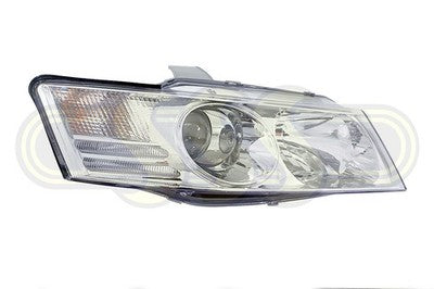 Holden Commodore Head Lamp Right Hand Chrome Chrome With Projector (08/04-2007)