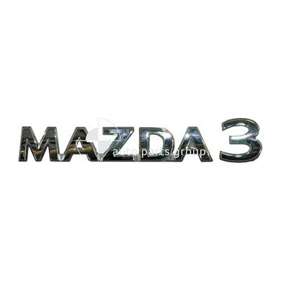 Genuine Mazda 3 BP Tail Gate Emblem (01/19-On)