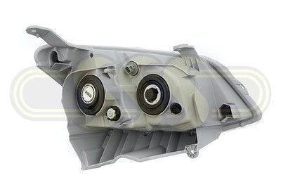 Isuzu Dmax Head Lamp Left Hand Black/Chrome With Projector DEPO (2012-2016)