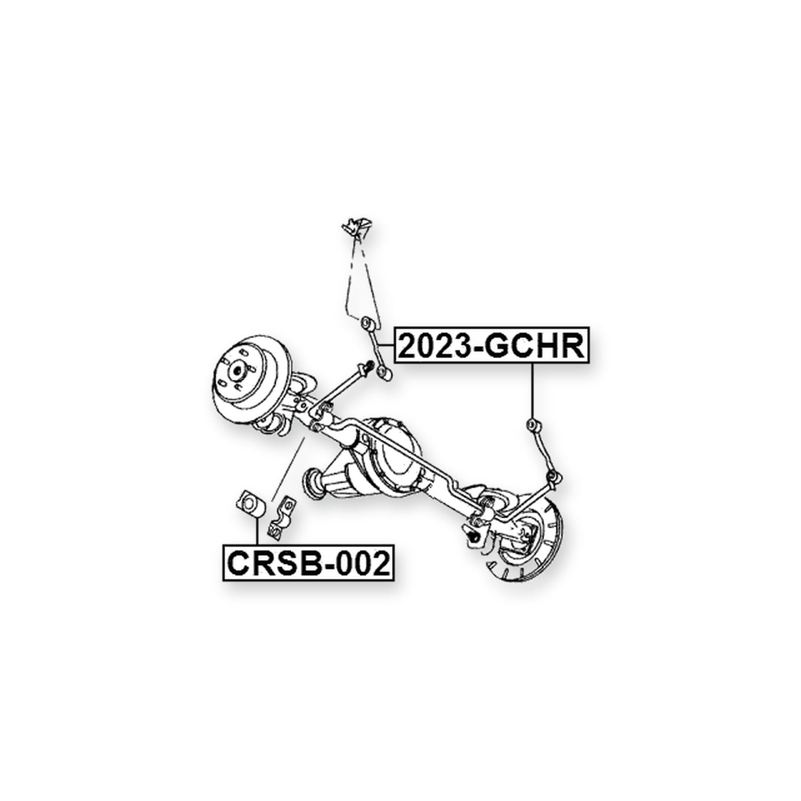 Jeep Grand Cherokee Rear Sway Bar Link