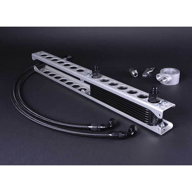Derale Direct Fit 2011-2014 Ford Mustang GT 5.0 16 Row Engine Oil Cooler Kit LHD