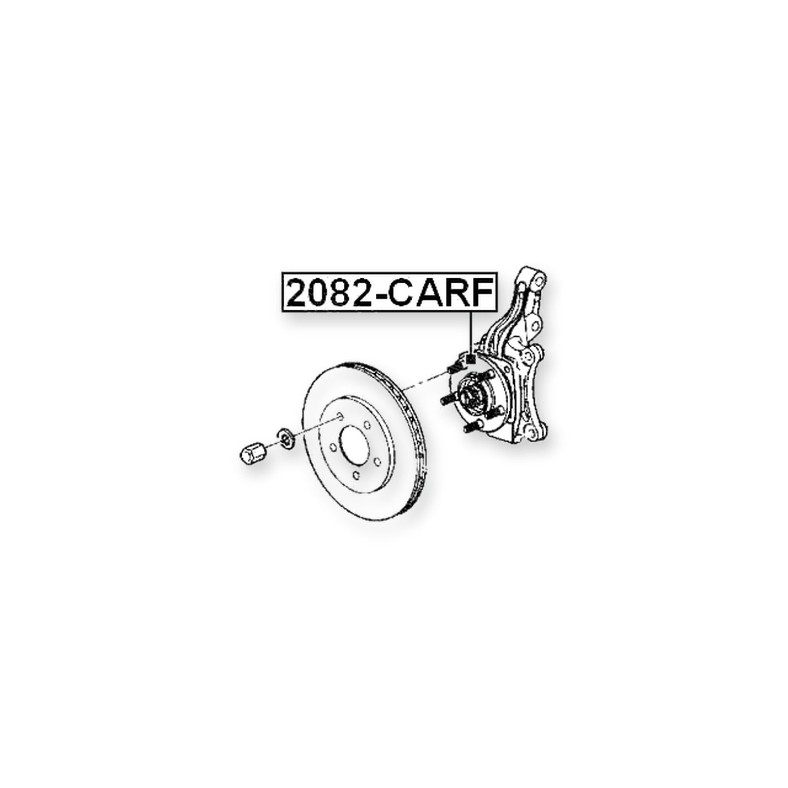 Chrysler Caravan/Voyager Front Wheel Hub