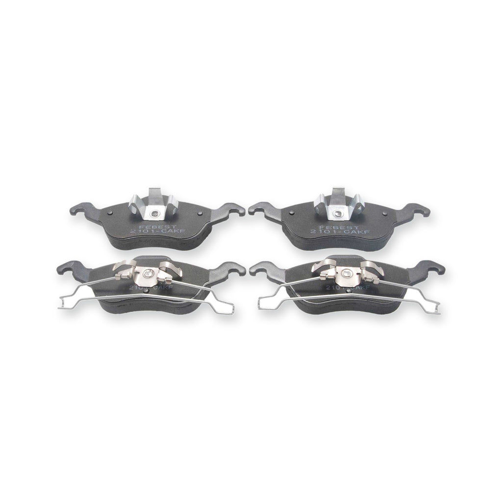 Ford Focus Front Pad Kit, Disc Brake (With Anti-Rattle Spring)