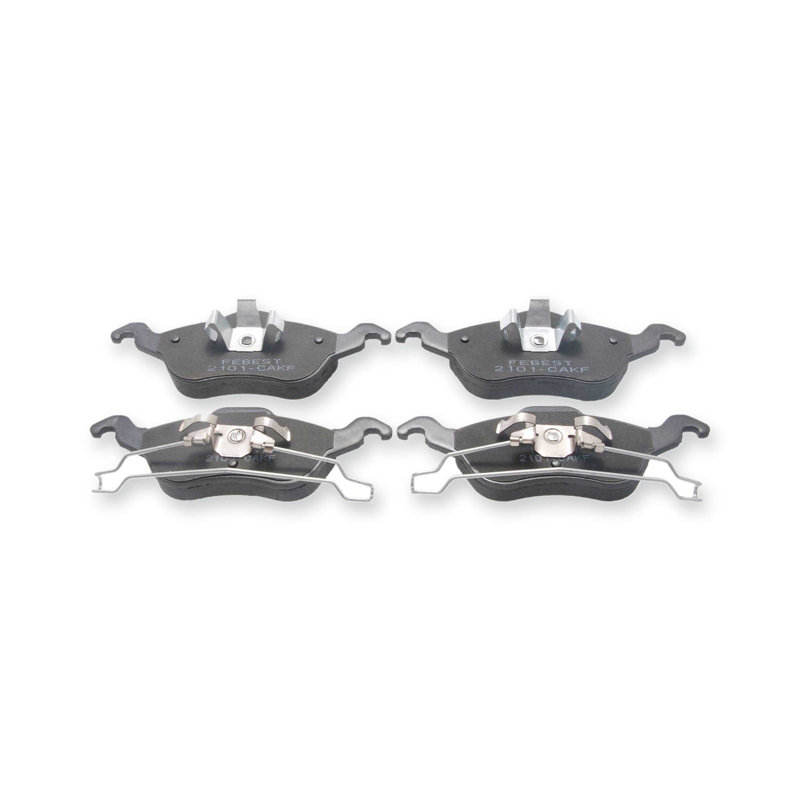 Ford Focus Front Pad Kit, Disc Brake (With Anti-Rattle Spring)