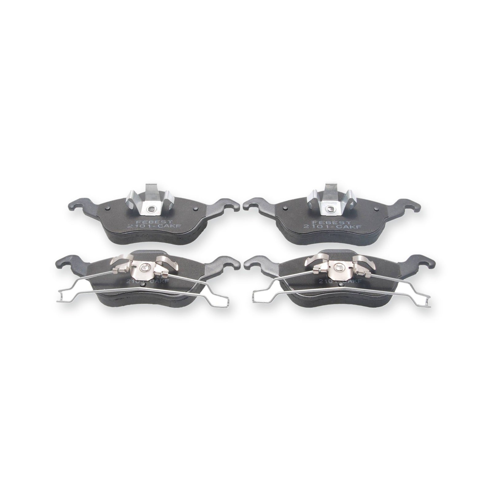Ford Focus Front Pad Kit, Disc Brake (With Anti-Rattle Spring)