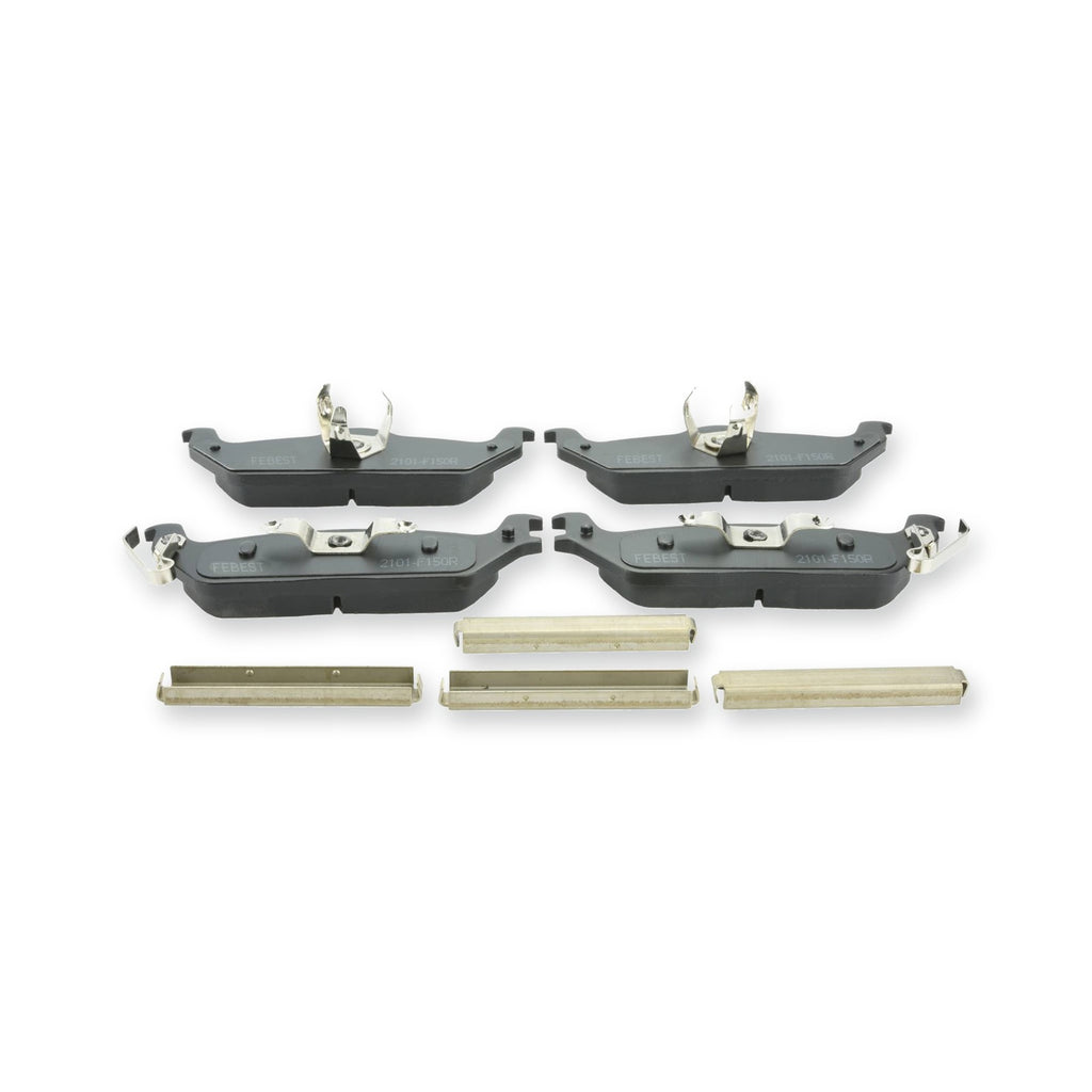 Lincoln Rear Pad Kit, Disc Brake - (With Anti Squeal Shim, With Brackets)
