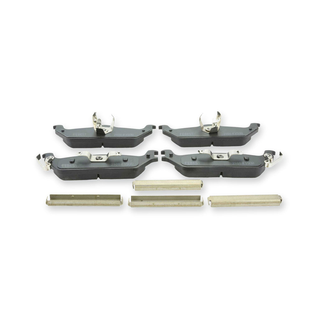 Lincoln Rear Pad Kit, Disc Brake - (With Anti Squeal Shim, With Brackets)