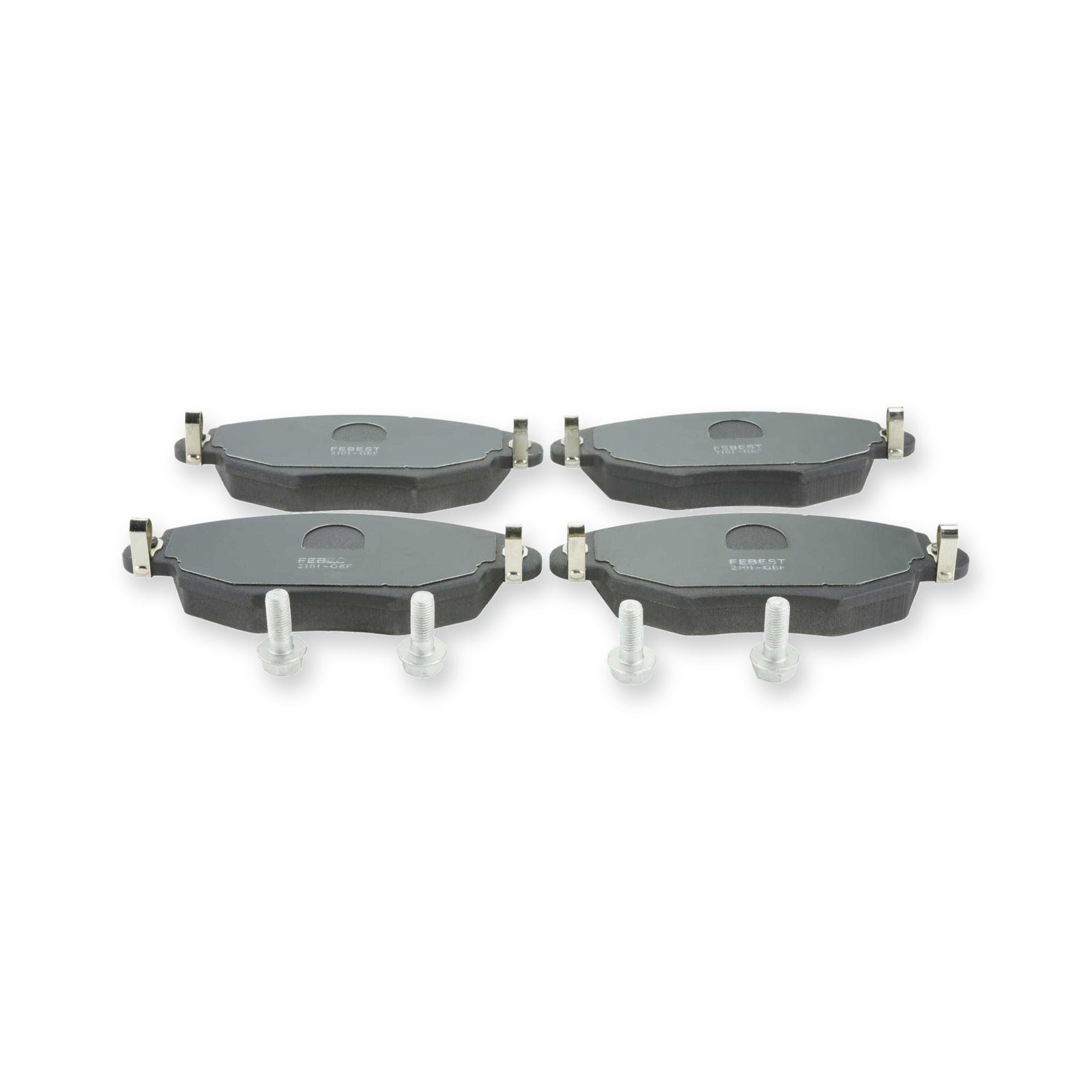 Jaguar Front Pad Kit, Disc Brake - (Including Bolts, With Anti Squeal Shim)