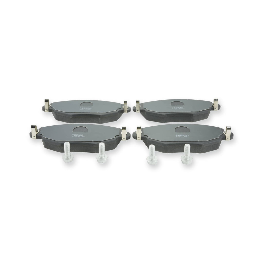 Jaguar Front Pad Kit, Disc Brake - (Including Bolts, With Anti Squeal Shim)