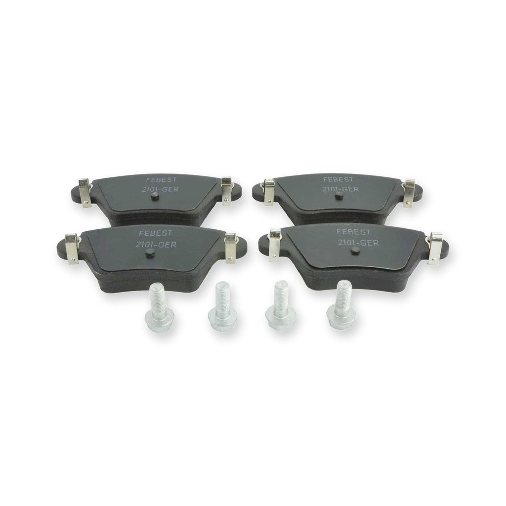 Jaguar Rear Pad Kit, Disc Brake - (Including Bolts, With Anti Squeal Shim)