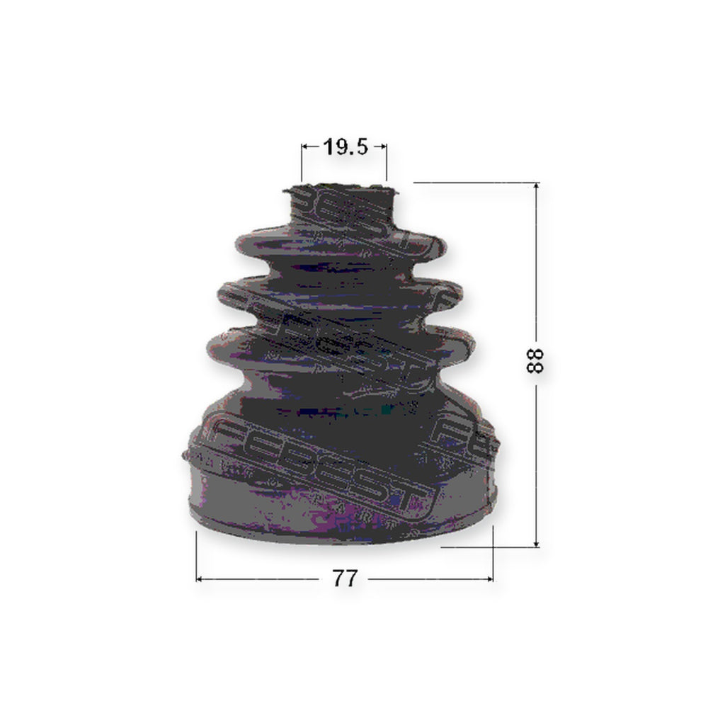 Volvo C30 Inner Boot CV Joint Kit 77X88X19.5