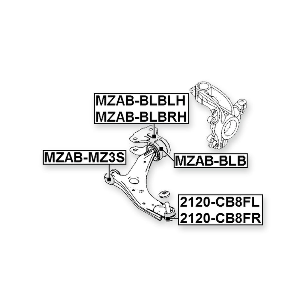 Ford C-Max Front Right Ball Joint