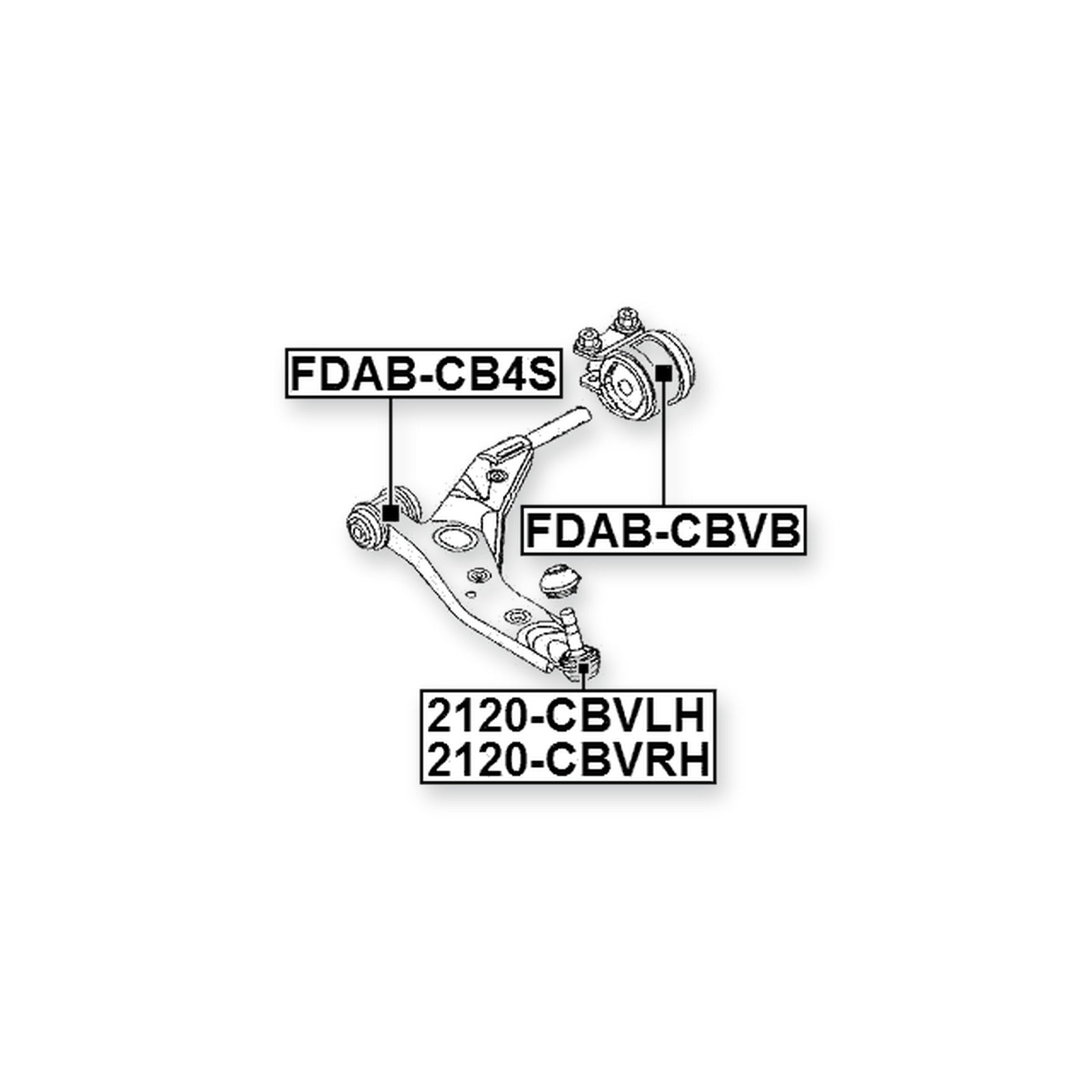 Ford Escape M2 Front Left Ball Joint