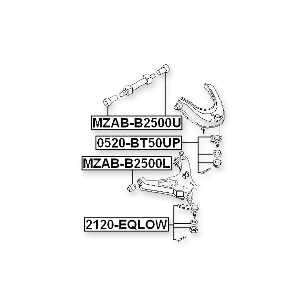 Ford Everest/Endeavour Front Lower Ball Joint Arm