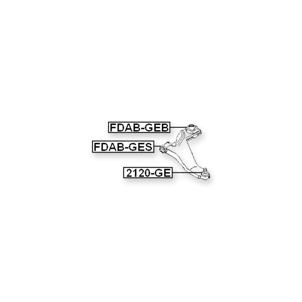 Jaguar X-Type Front Lower Ball Joint Arm