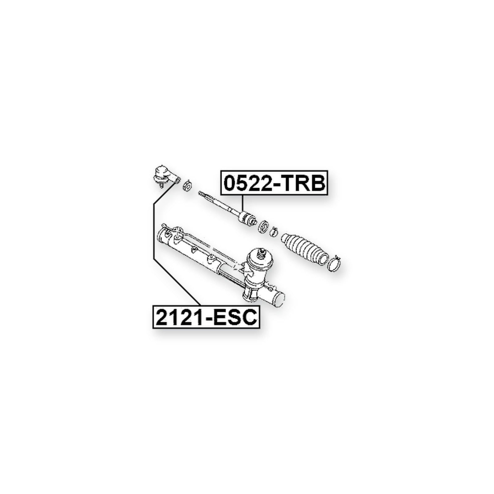 Ford Escape Front Steering Tie Rod End
