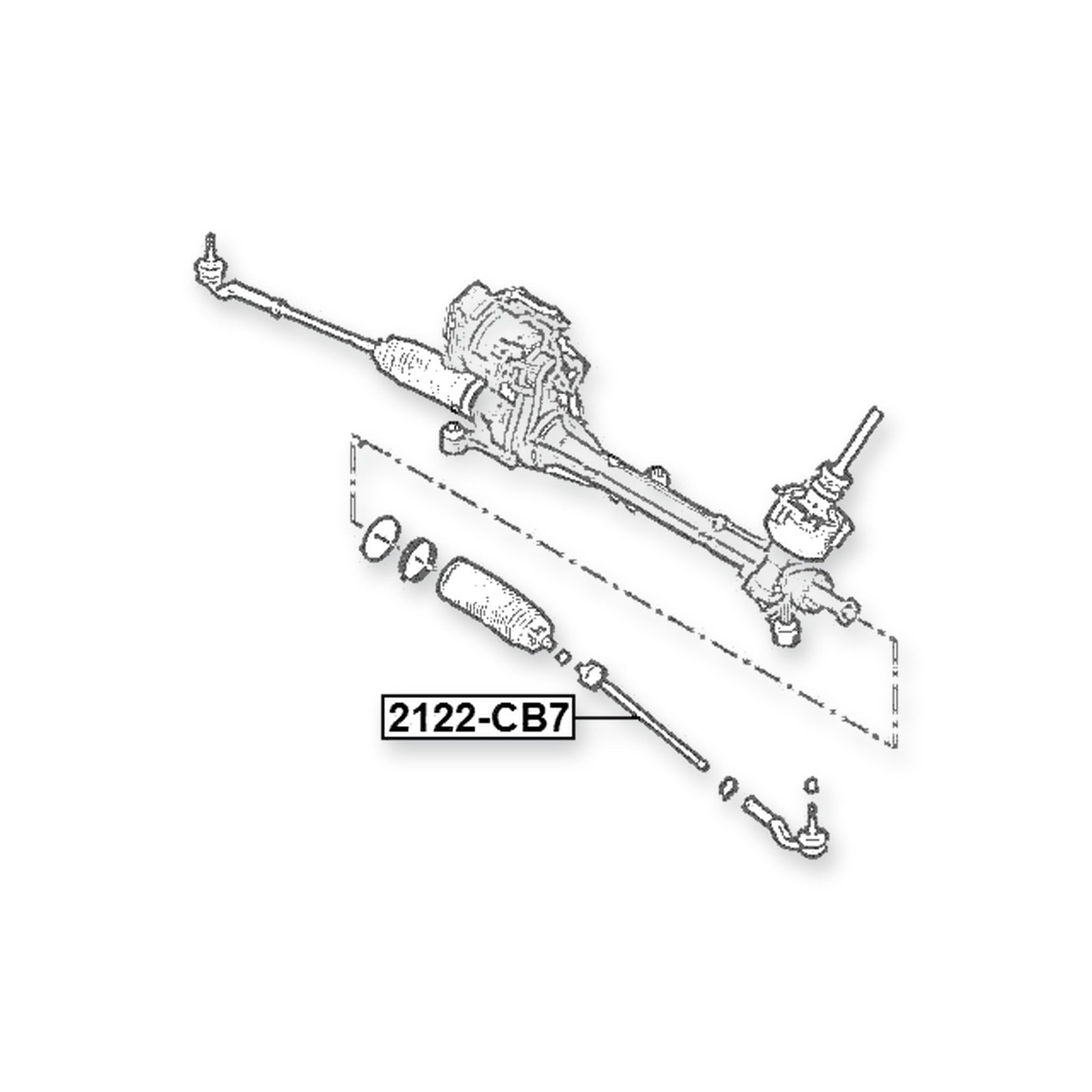 Ford C-Max Front Steering Tie Rod