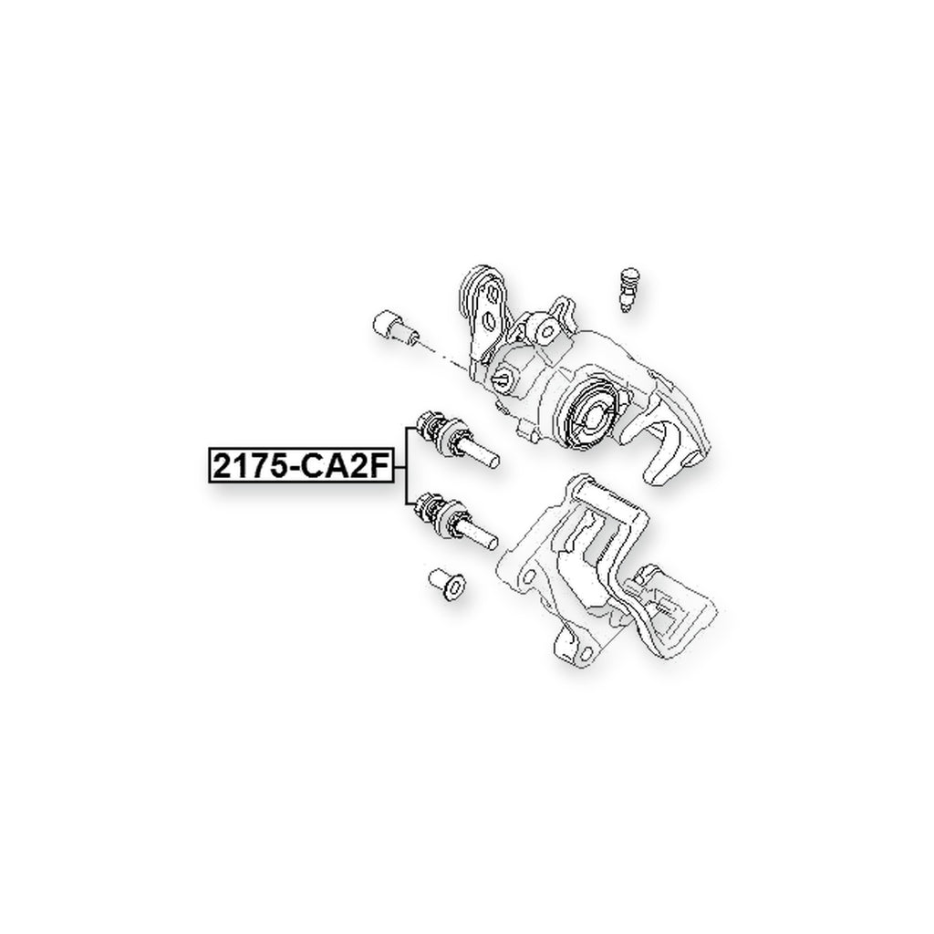Ford Focus CB4 Front Brake Caliper Repair Kit (Set For One Side)