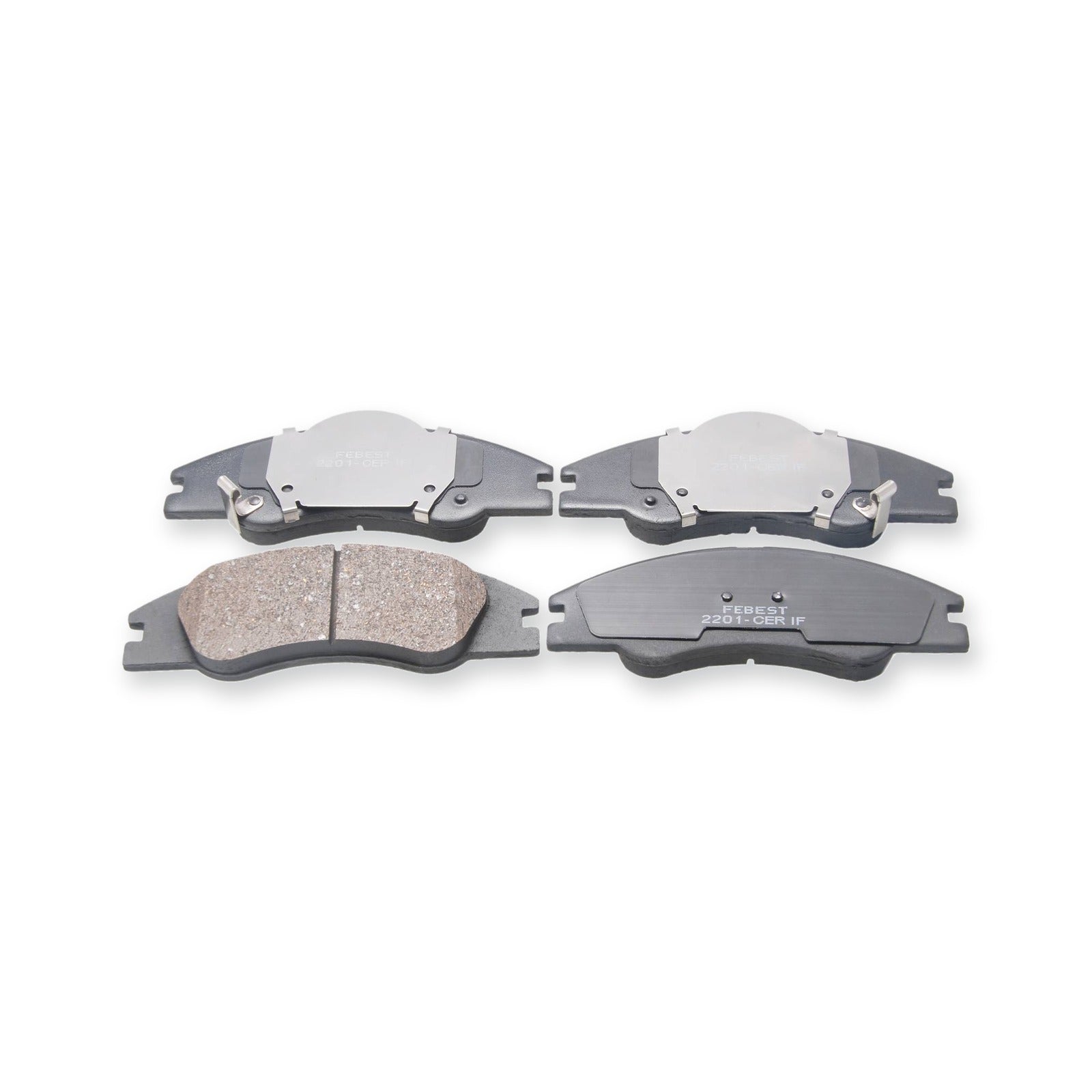 Kia Cerato Front Pad Kit, Disc Brake - (With Anti Squeal Shim) 2006-on