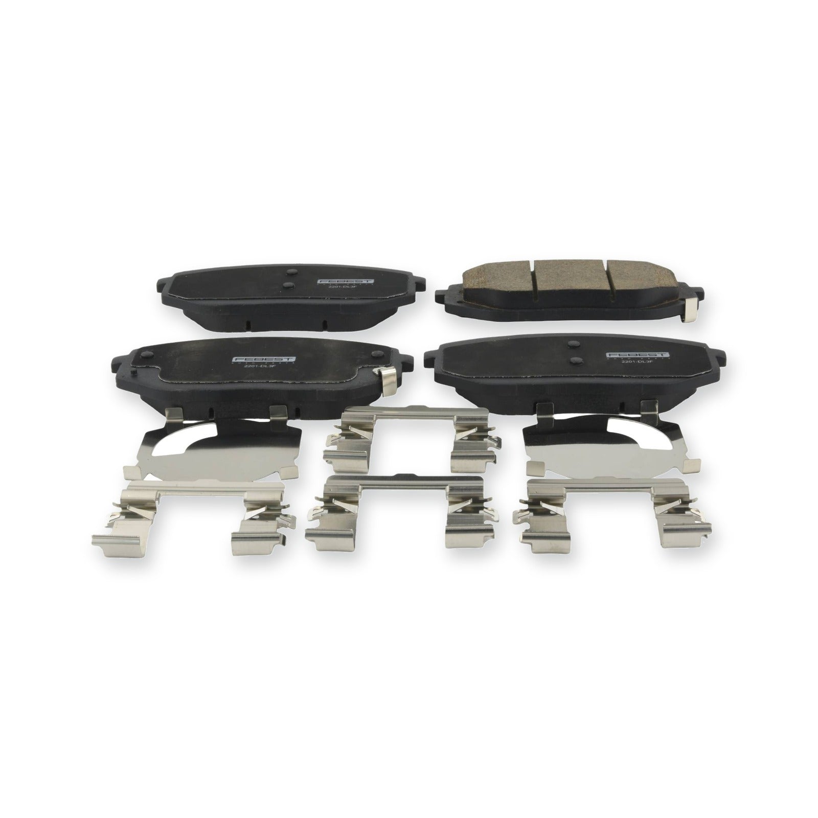 Hyundai Front Pad Kit, Disc Brake - (With Anti Squeal Shim, With Brackets)