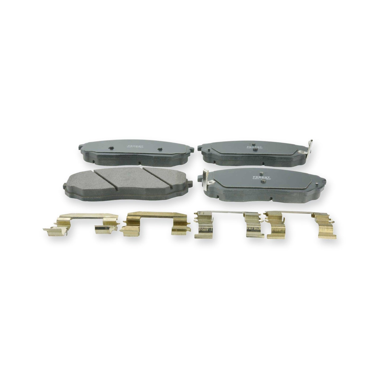 Kia Front Pad Kit, Disc Brake - (With Anti Squeal Shim, With Brackets)