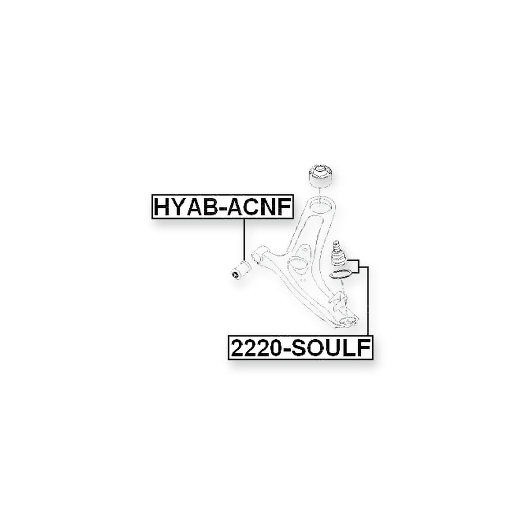 Kia Morning Front Lower Ball Joint Arm