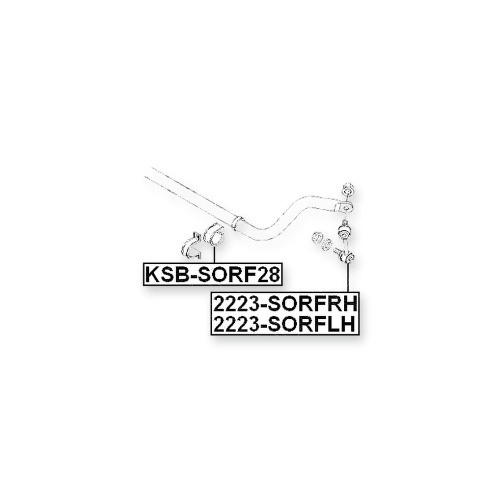 Kia Sorento Front Left Sway Bar Link 2006-on