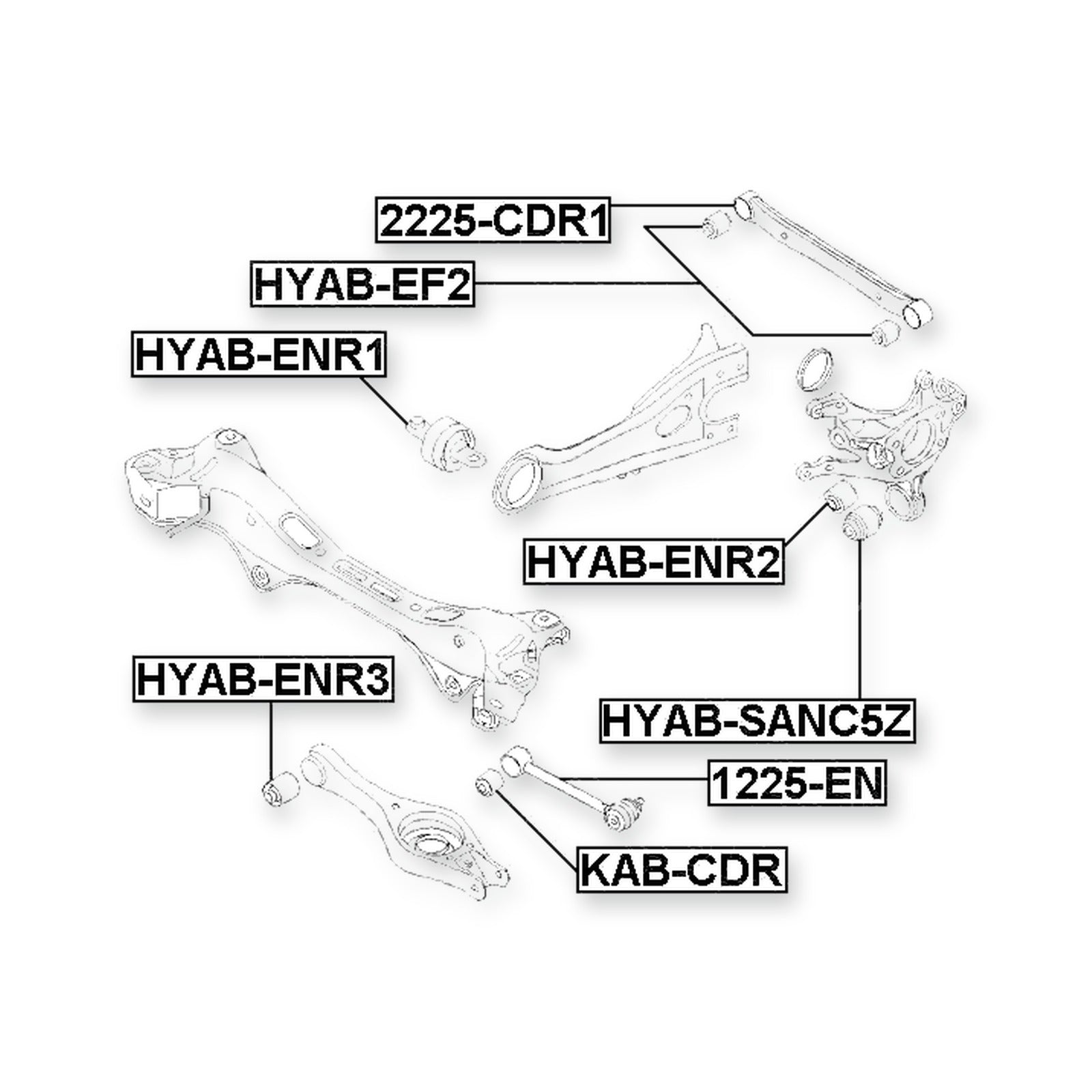 Kia Ceed Rear Upper Transverse Link 2006-on
