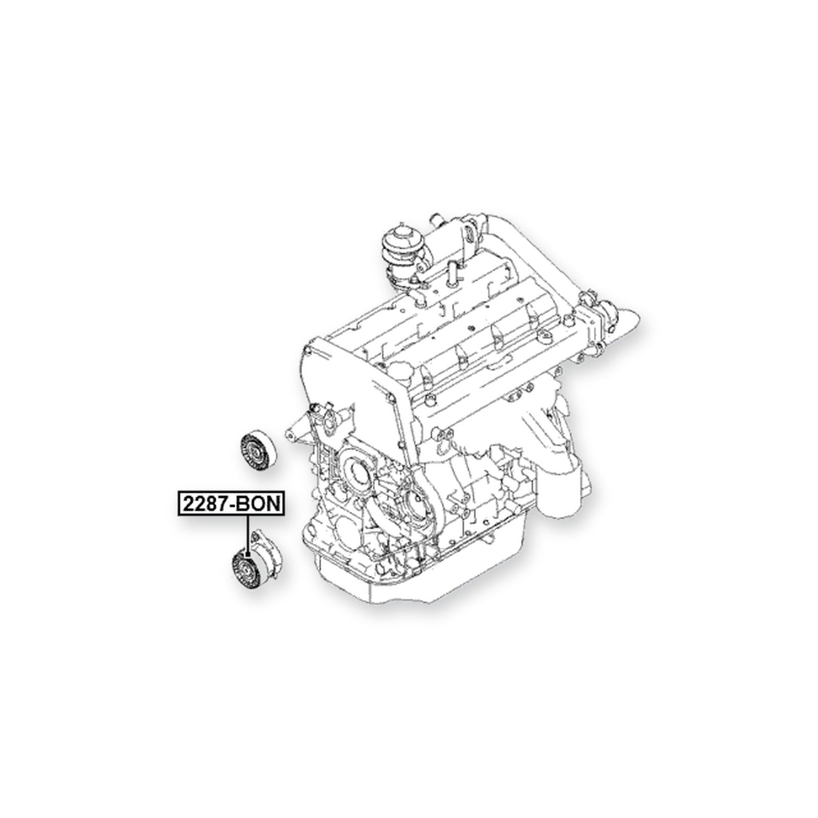 Ford Mondeo CA2 Tension Pulley & More