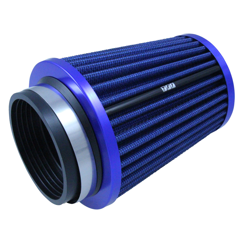 TFI Racing Mini Stack Pod Air Filter 3 inch ID Neck- Blue End