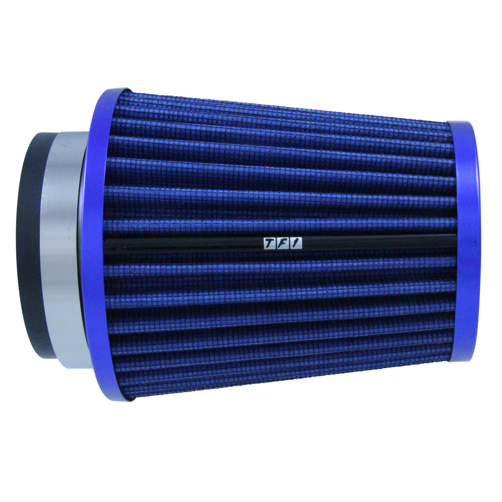 TFI Racing Mini Stack Pod Air Filter 3 inch ID Neck- Blue End