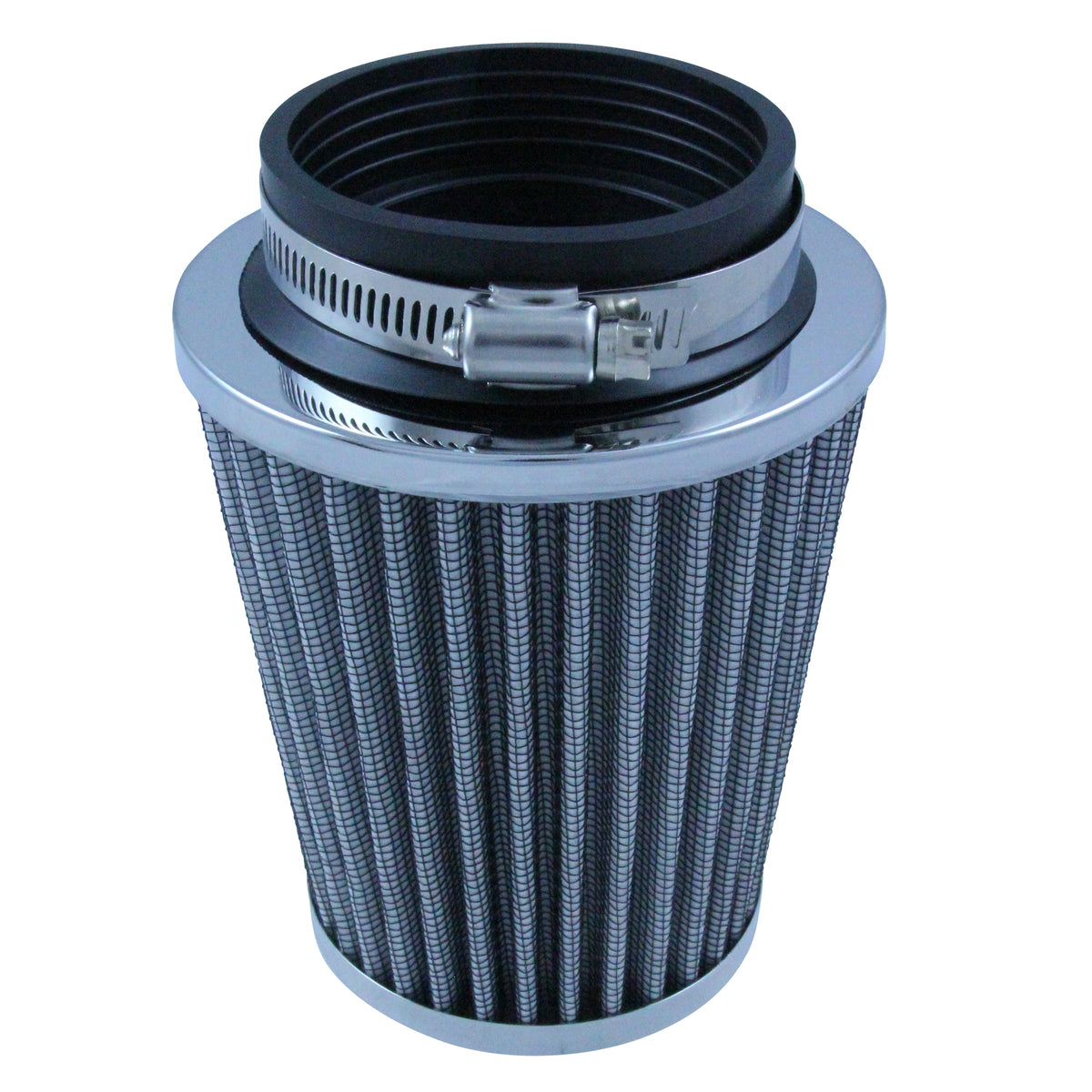 TFI Racing Mini Stack Pod Air Filter 3 inch ID Neck- Chrome End