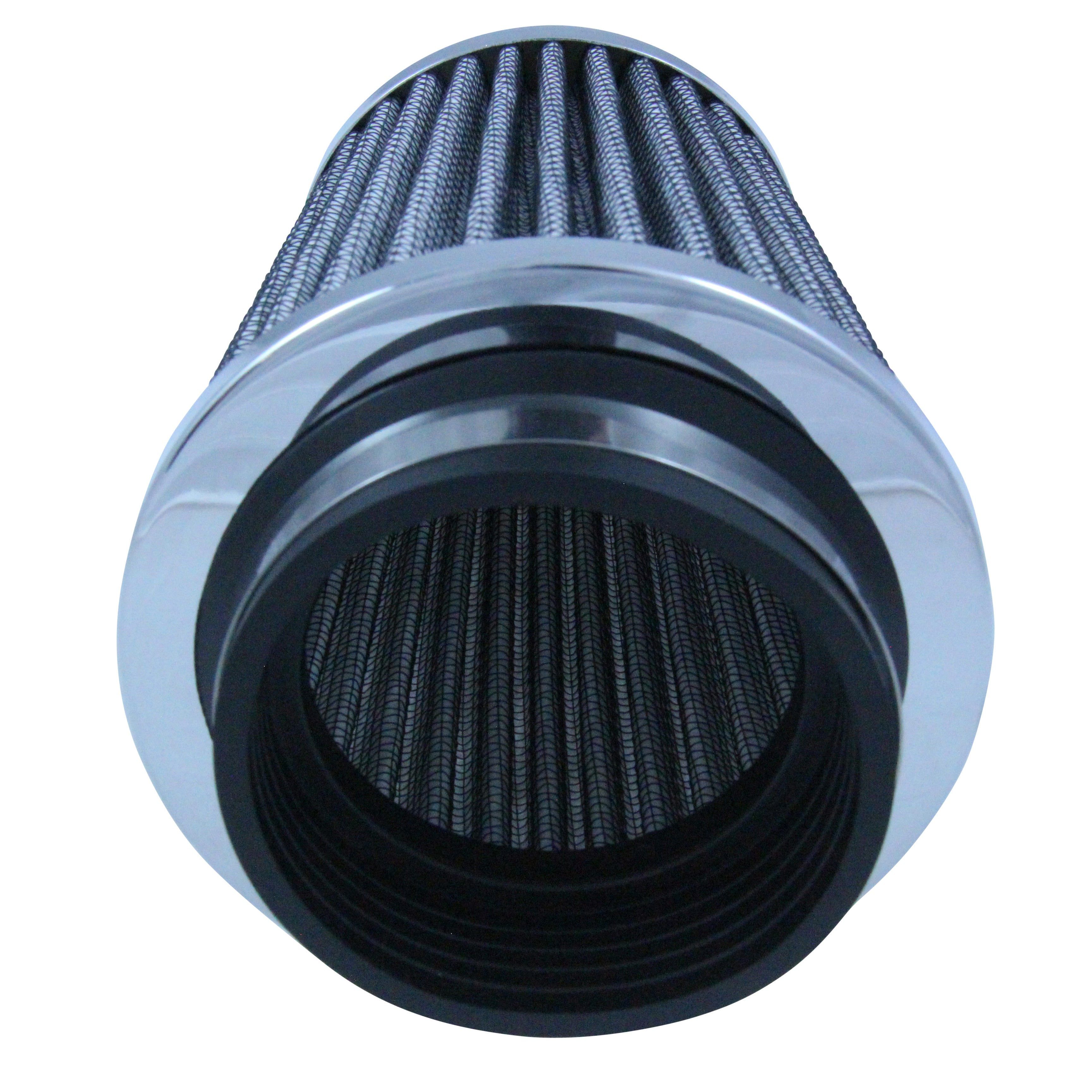 TFI Racing Mini Stack Pod Air Filter 3 inch ID Neck- Chrome End