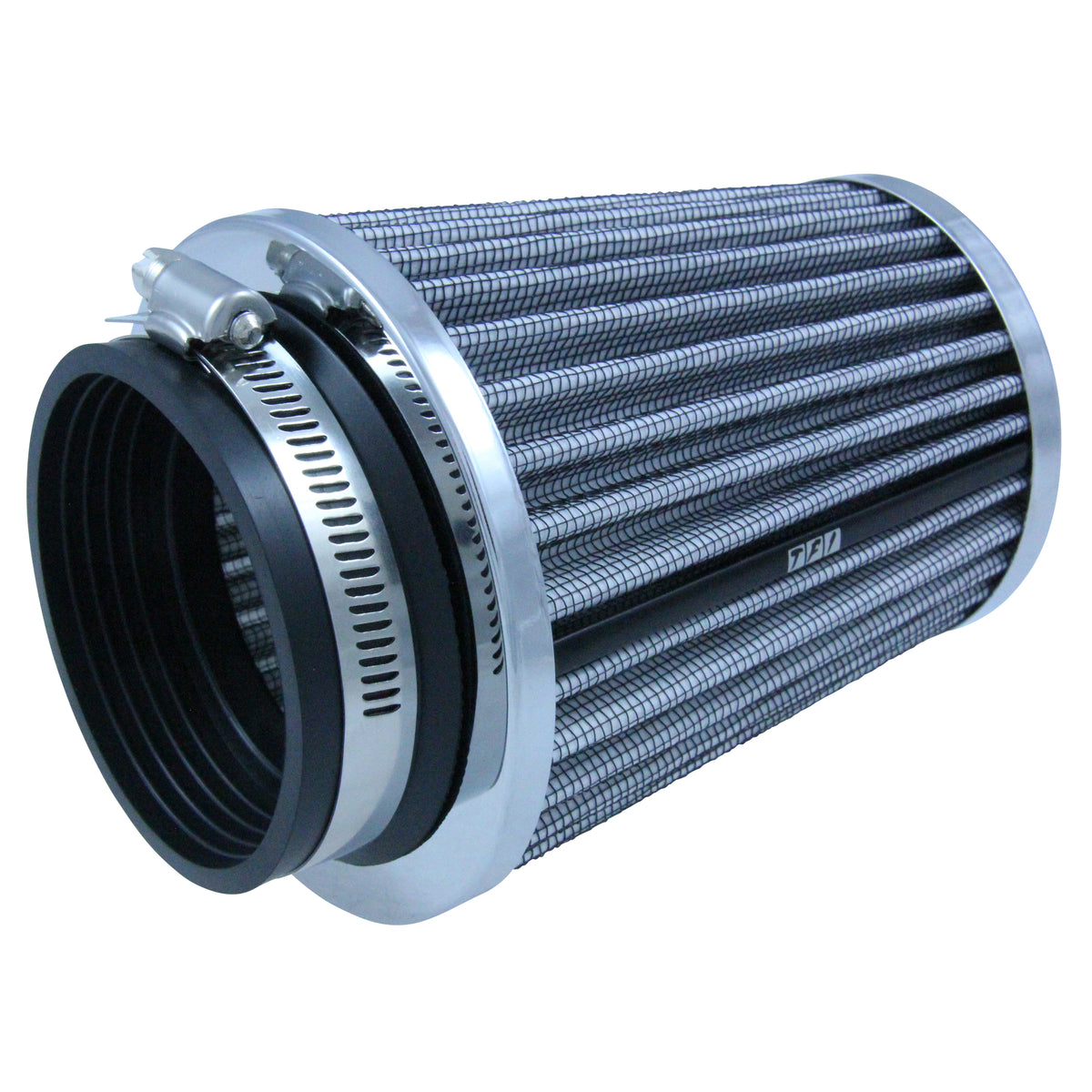 TFI Racing Mini Stack Pod Air Filter 3 inch ID Neck- Chrome End