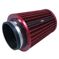 TFI Racing Mini Stack Pod Air Filter 3 inch ID Neck- Red End