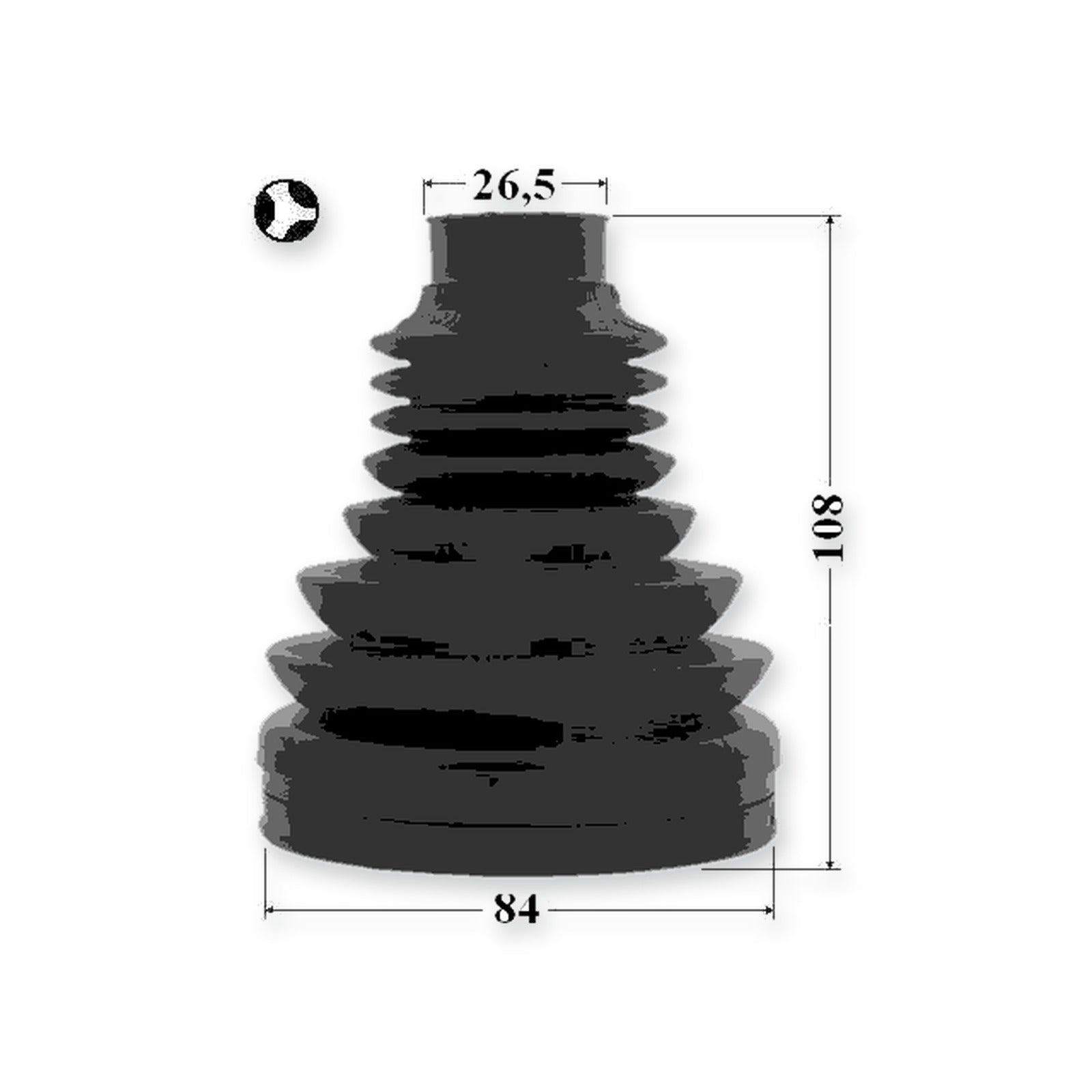 Volkswagen Arteon Inner Boot CV Joint Kit 84X108X26.5 & More