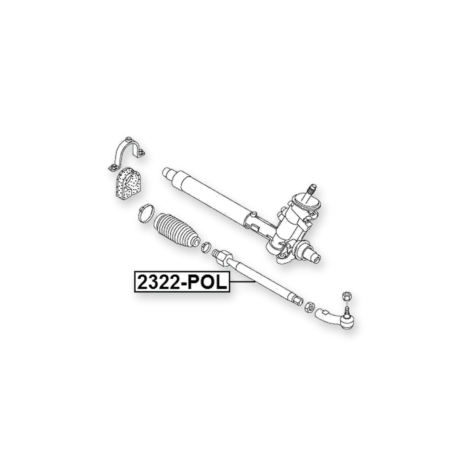 Volkswagen Polo Front Left Steering Tie Rod & More