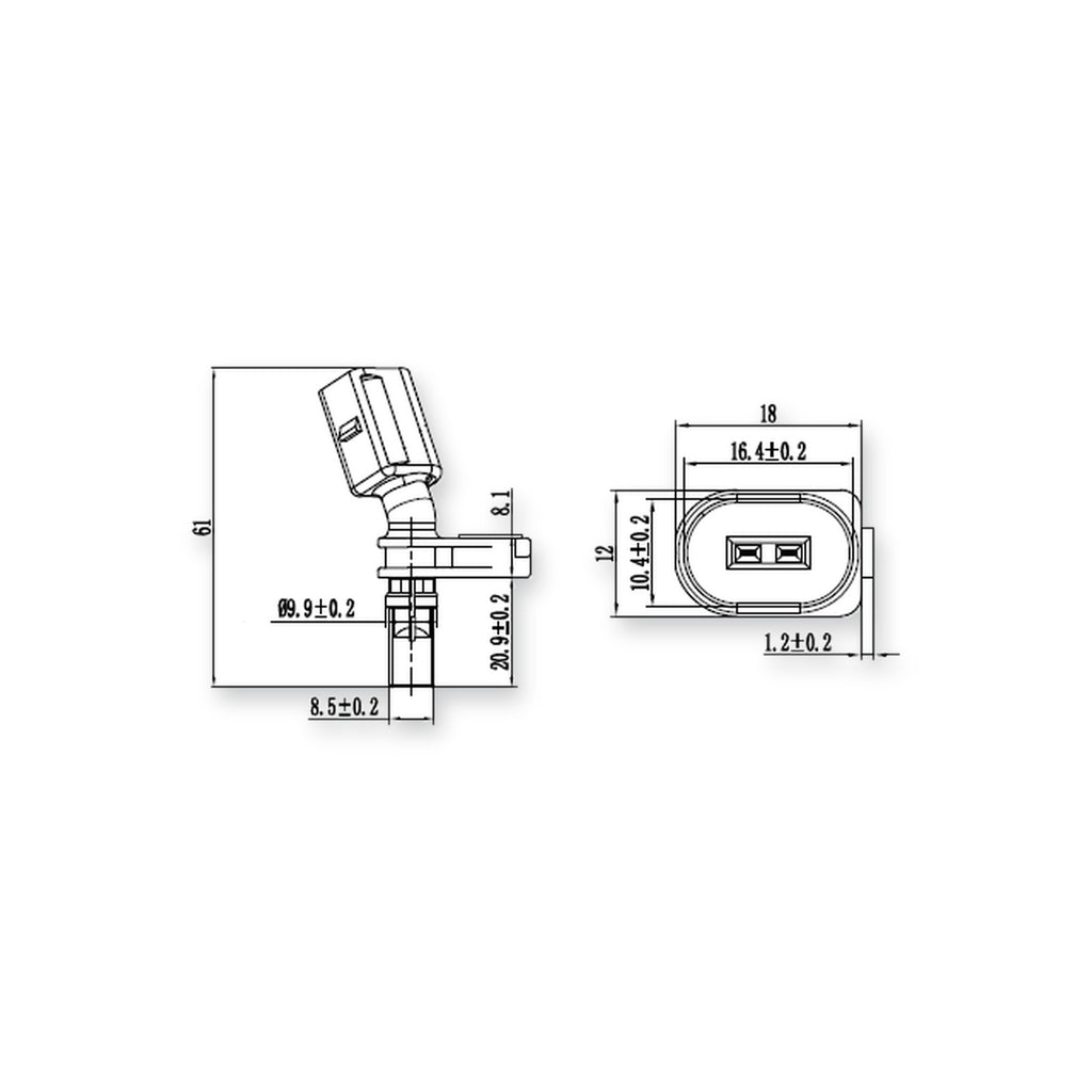 Volkswagen Ameo Front Right Abs Sensor & More