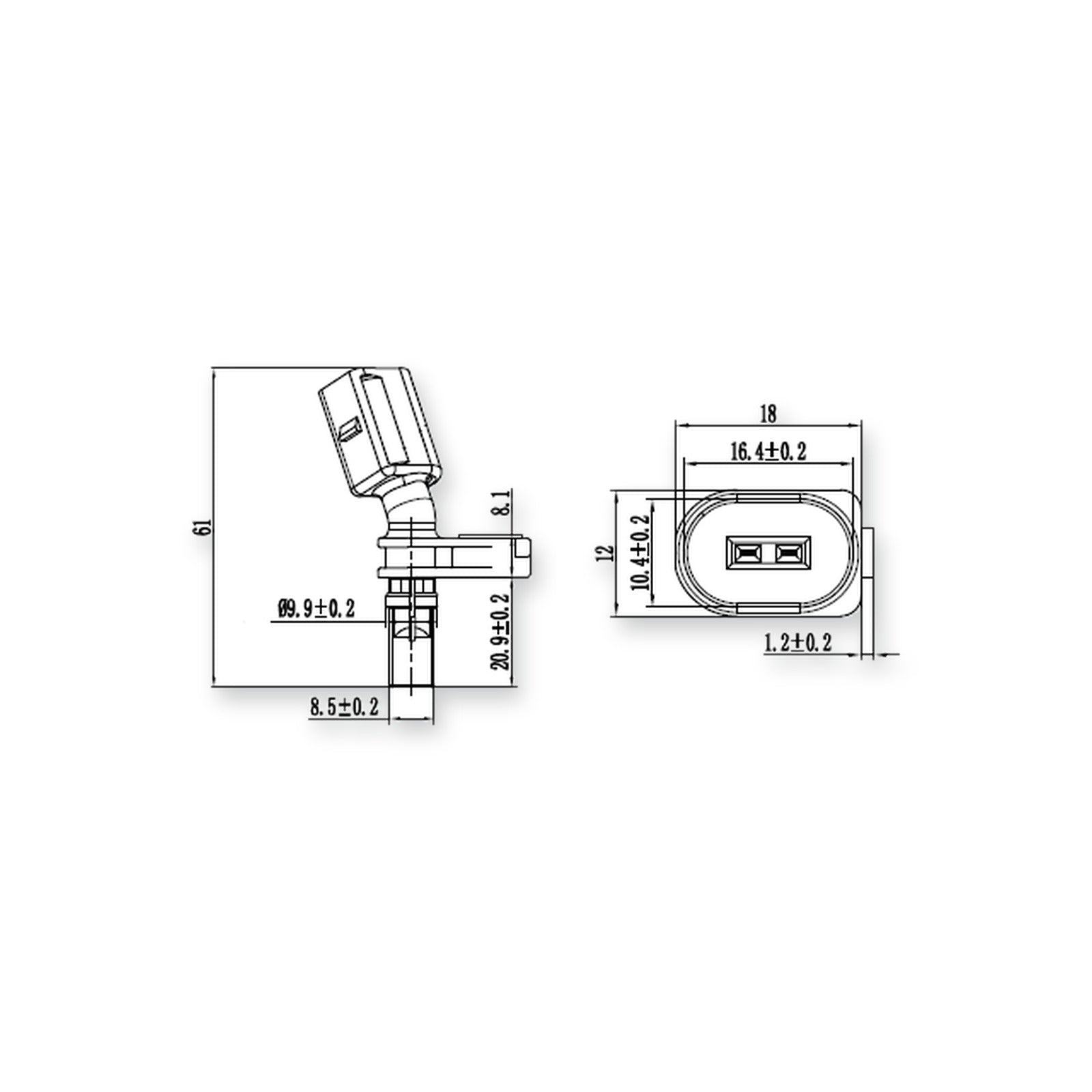 Volkswagen Ameo Front Right Abs Sensor & More