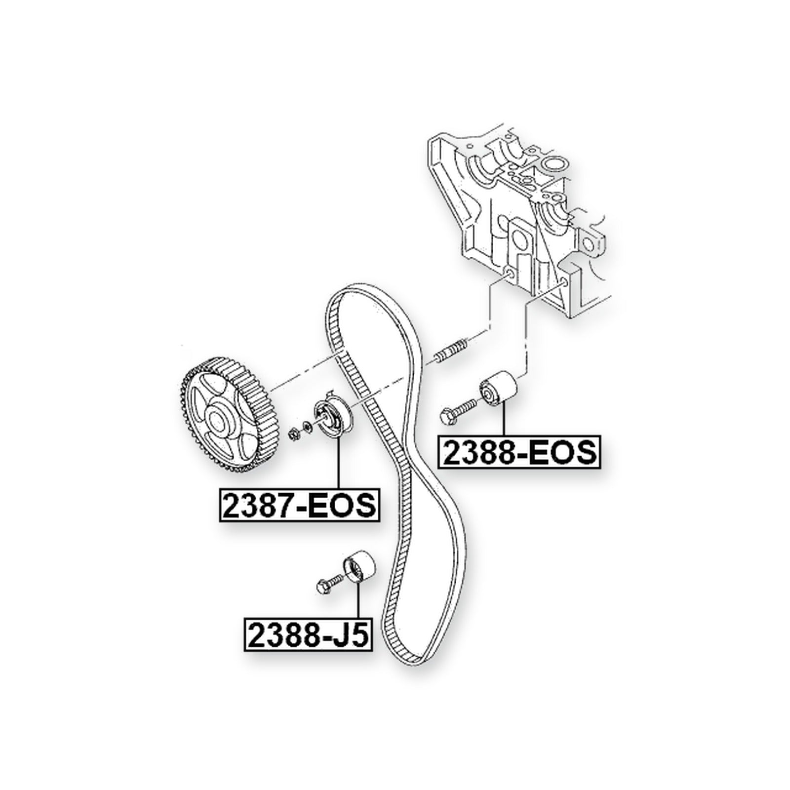 Volkswagen Bora Timing Belt Tensioner Pulley & More